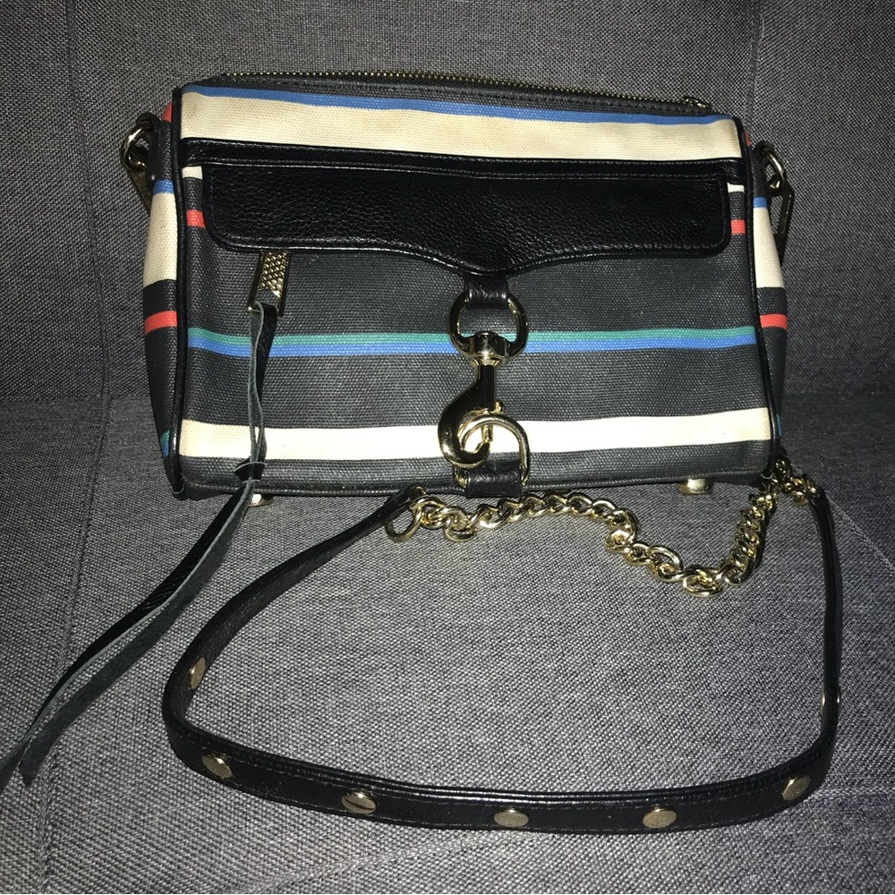 Rebecca Minkoff Multicolor Striped Crossbody Bag